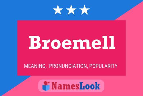 Broemell Name Poster