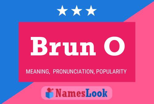 Brun O Name Poster