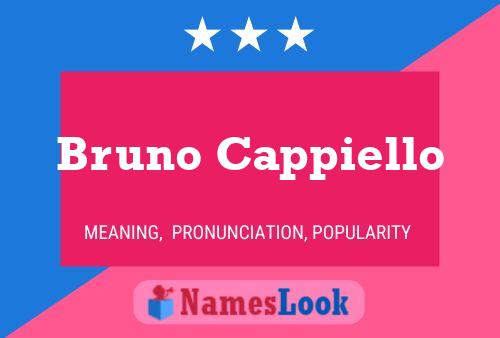 Bruno Cappiello Name Poster