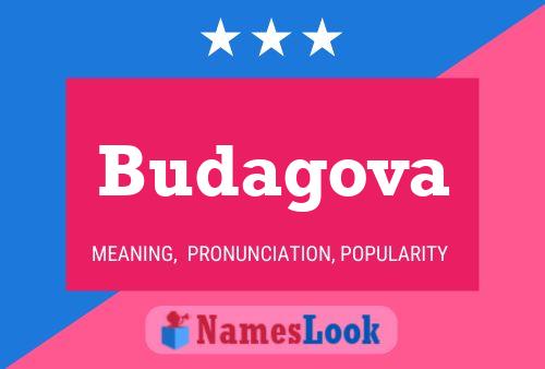 Budagova Name Poster