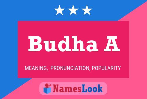 Budha A Name Poster