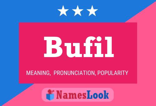 Bufil Name Poster