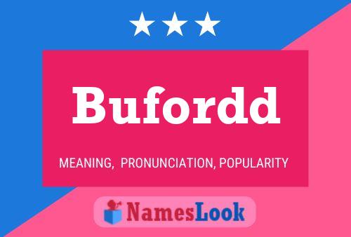 Bufordd Name Poster