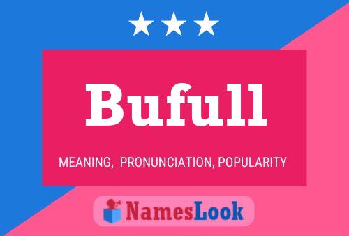 Bufull Name Poster