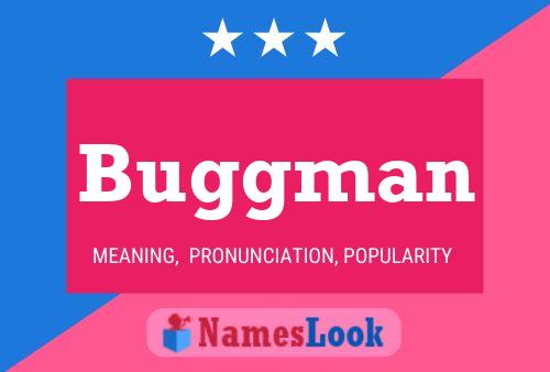 Buggman Name Poster