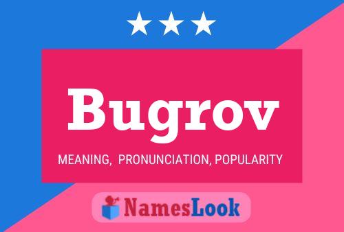 Bugrov Name Poster