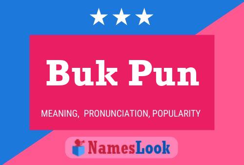 Buk Pun Name Poster