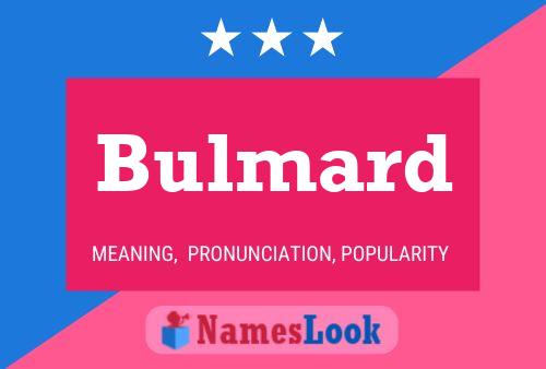 Bulmard Name Poster