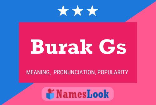 Burak Gs Name Poster