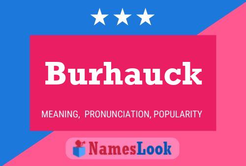 Burhauck Name Poster