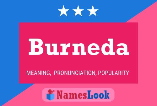 Burneda Name Poster