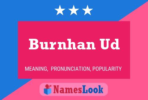 Burnhan Ud Name Poster