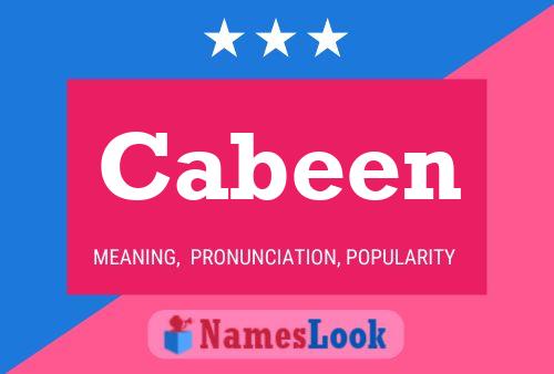 Cabeen Name Poster