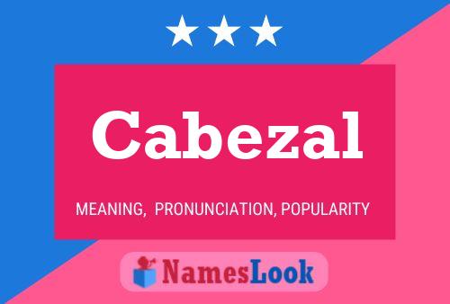 Cabezal Name Poster