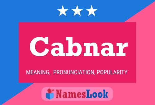 Cabnar Name Poster