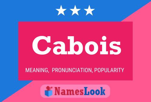 Cabois Name Poster