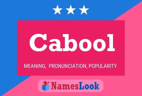 Cabool Name Poster