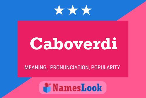 Caboverdi Name Poster