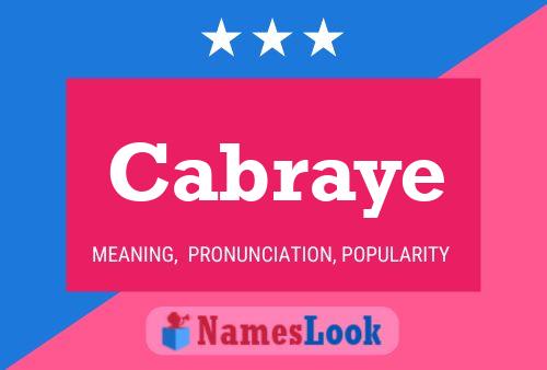 Cabraye Name Poster