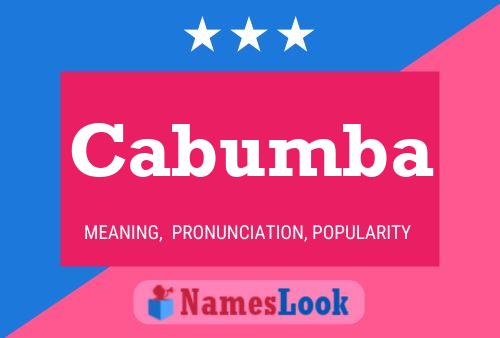 Cabumba Name Poster