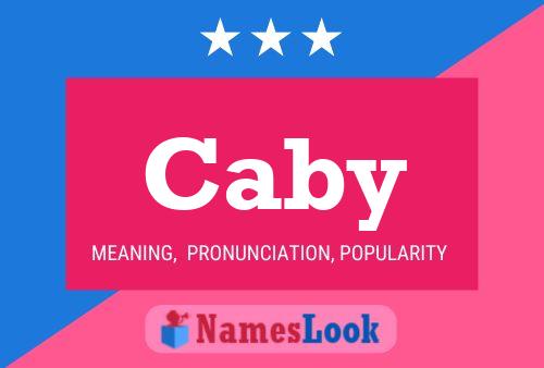 Caby Name Poster