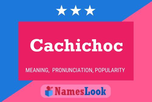 Cachichoc Name Poster