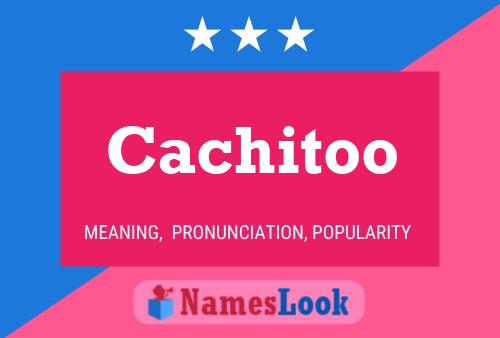 Cachitoo Name Poster