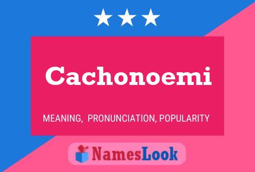 Cachonoemi Name Poster