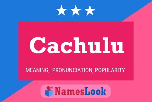 Cachulu Name Poster