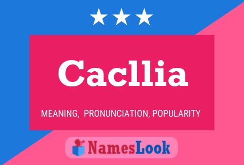 Cacllia Name Poster