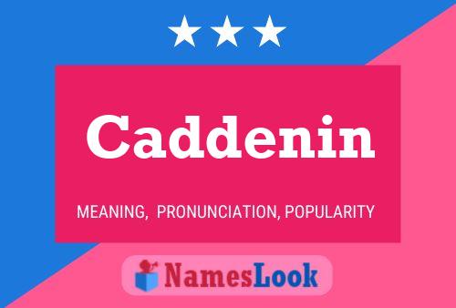 Caddenin Name Poster