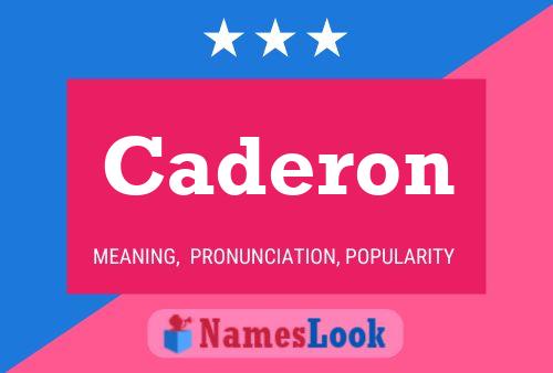 Caderon Name Poster