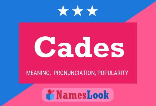 Cades Name Poster