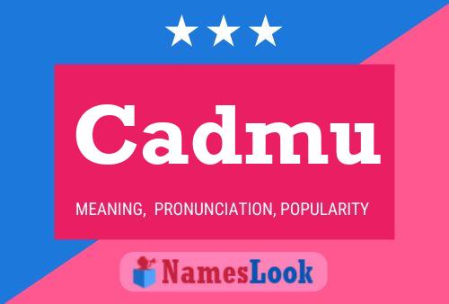 Cadmu Name Poster