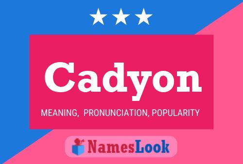 Cadyon Name Poster