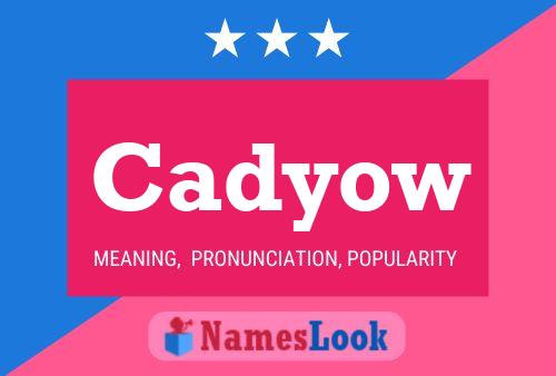 Cadyow Name Poster