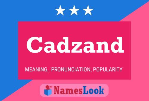 Cadzand Name Poster