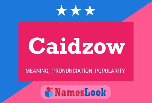 Caidzow Name Poster