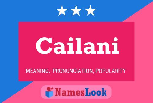 Cailani Name Poster