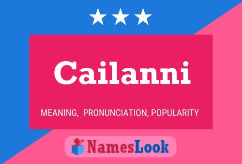 Cailanni Name Poster