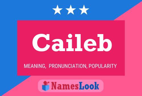 Caileb Name Poster