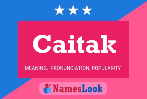 Caitak Name Poster