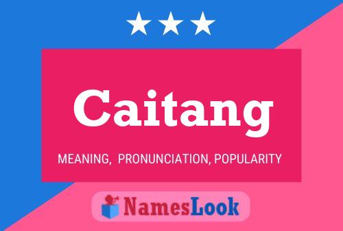 Caitang Name Poster