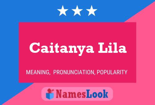 Caitanya Lila Name Poster