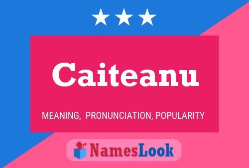 Caiteanu Name Poster