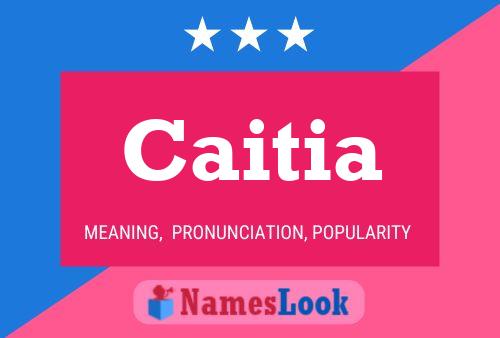 Caitia Name Poster