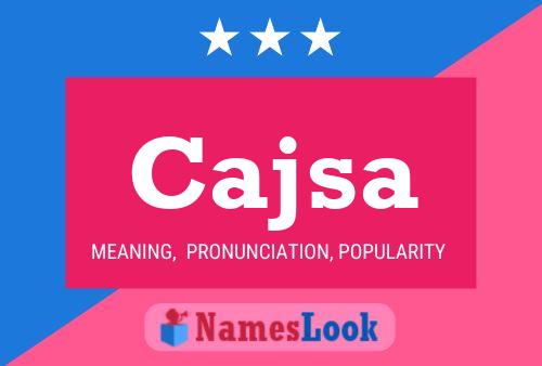 Cajsa Name Poster