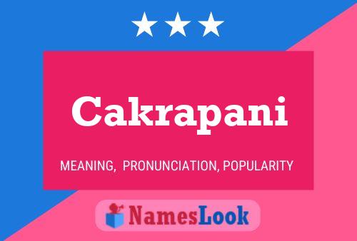 Cakrapani Name Poster