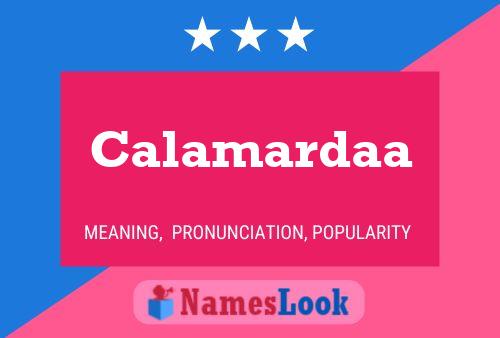 Calamardaa Name Poster