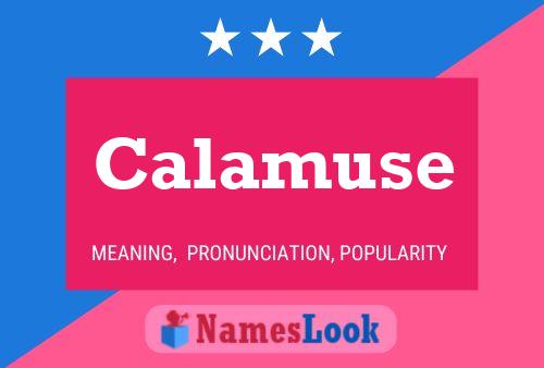 Calamuse Name Poster